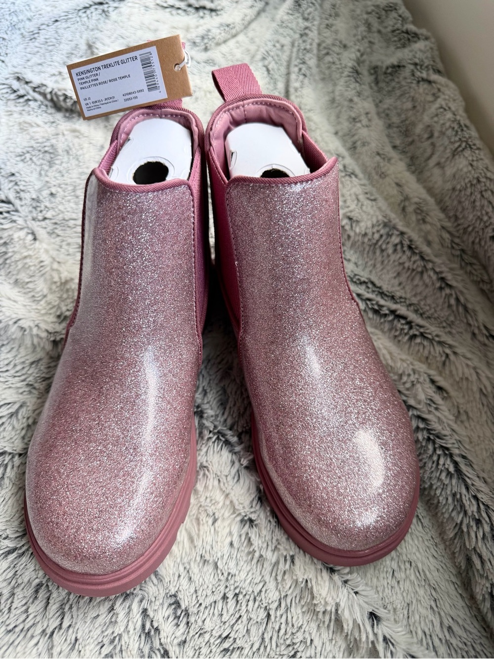 Native Kids Kensington Treklite Glitter Boots Pink